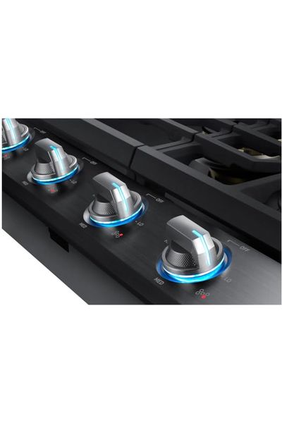 SAMSUNG 30" Built In Smart Gas Cooktop with 22k BTU Dual Power Burner