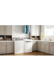 Kenmore 7.0 cu. ft. Front Load Gas Dryer-with Guard to Reduce Wrinkles & Static-Sanitize and Smart Sensor Drying-LED, White