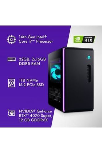 Alienware Aurora R16 Gaming Desktop - Intel Core i7 14700F, 32GB DDR5 RAM, 1TB SSD