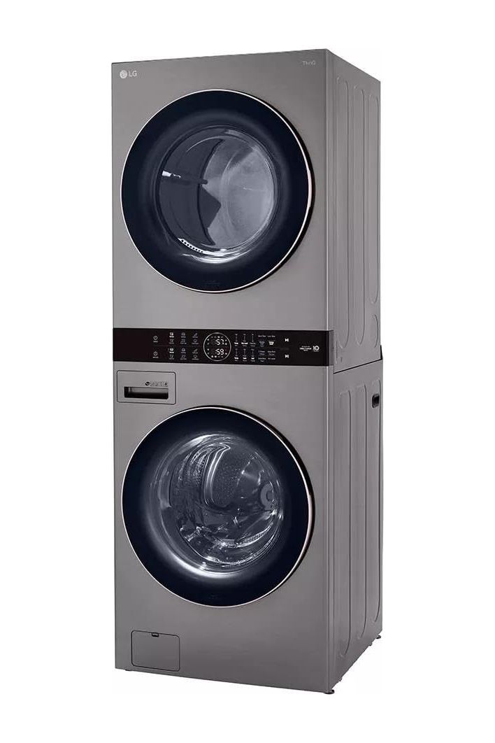 Single Unit Front Load LG WashTower™ with Center Control™ 4.5 cu. ft. Washer and 7.4 cu. ft. Electric Dryer