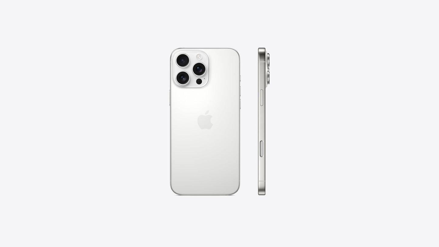 Apple iPhone 16 Pro, US Version, 1TB, White Titanium - Unlocked (Renewed)
