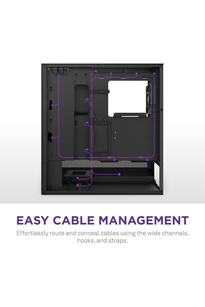 NZXT H5 Flow 2024 - Compact ATX Mid-Tower PC Gaming Case