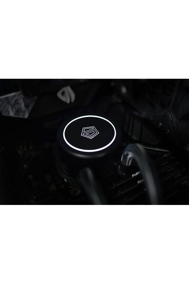 ID-COOLING FROSTFLOW X 240 CPU Water Cooler AIO Cooler 240mm CPU Liquid Cooler White LED 2x120mm PWM Fans, Intel 1700/1200/115X, AMD AM5/AM4