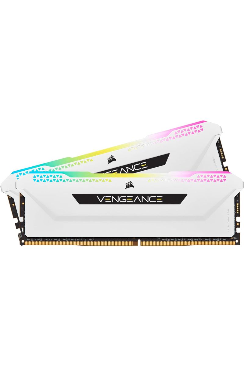 CORSAIR VENGEANCE RGB PRO SL DDR4 RAM 32GB (2x16GB) 3600MHz CL18-22-22-42 1.35V Intel AMD Desktop Computer Memory