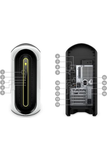 Dell Alienware Aurora R10 Desktop | Ryzen 5-5600 - 1TB HDD Hard Drive - 8GB RAM | 6 cores @ 4.4 GHz