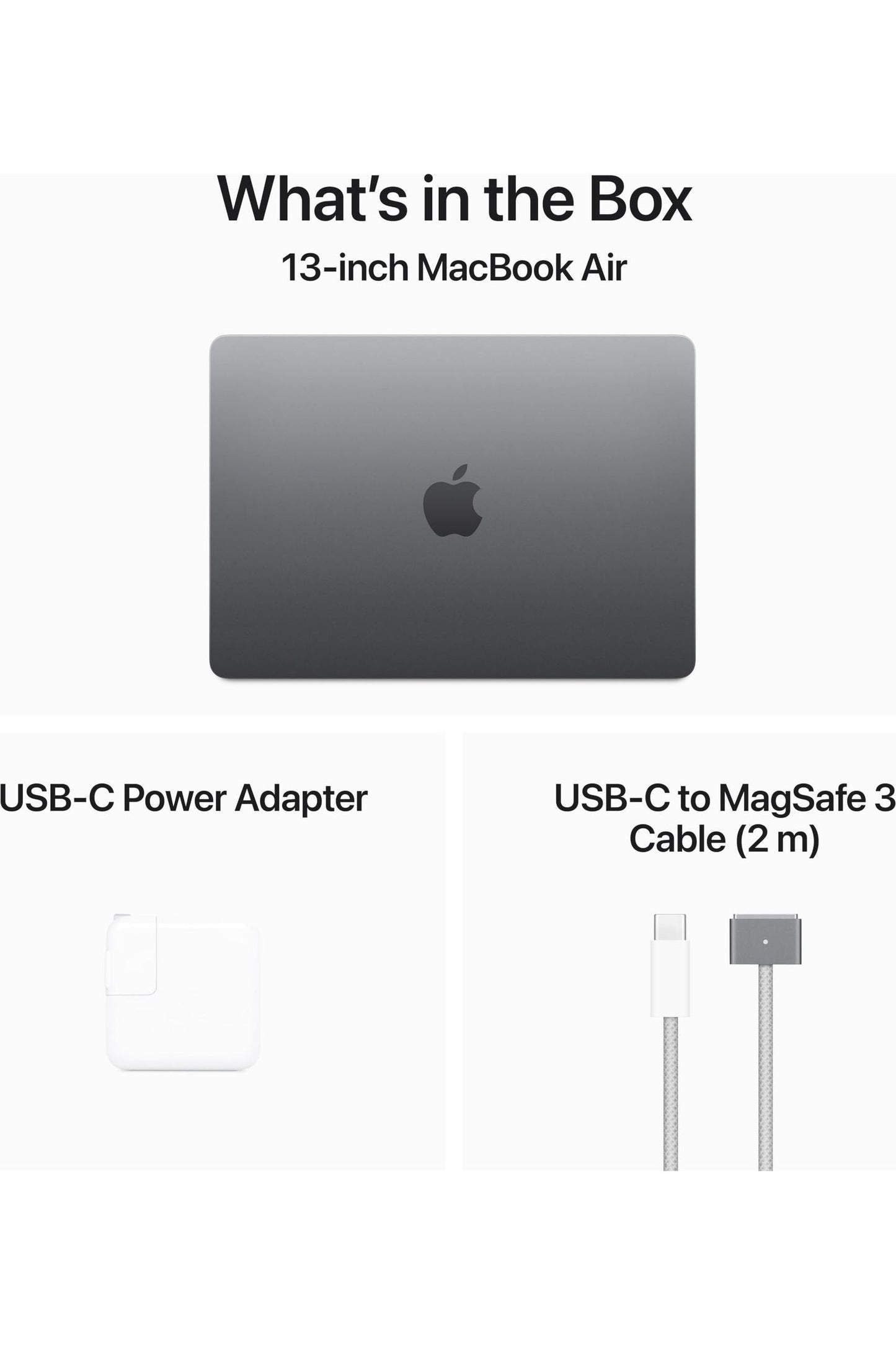 Apple 2024 MacBook Air with M3 chip, 13-inch, 16GB Ram, 256GB SSD Midnight