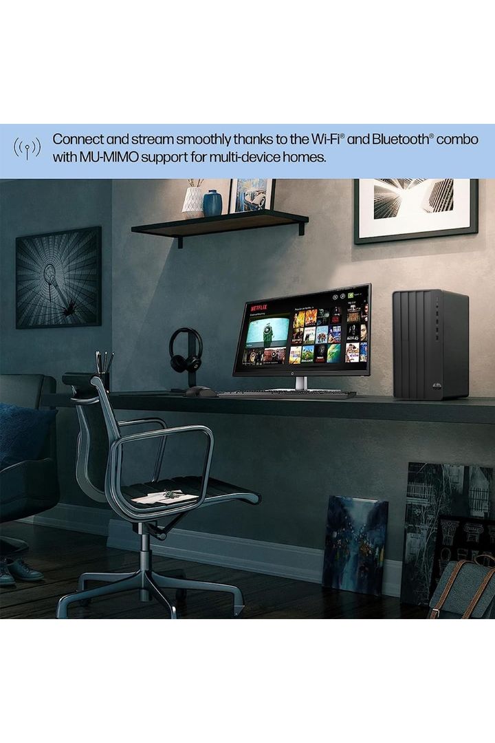 HP Pro Tower 290 G9 Business Desktop, 12th Gen Intel 4-Core Processor (Beats Core i7-9700), 16GB RAM, 256GB PCIe SSD + 1TB HDD