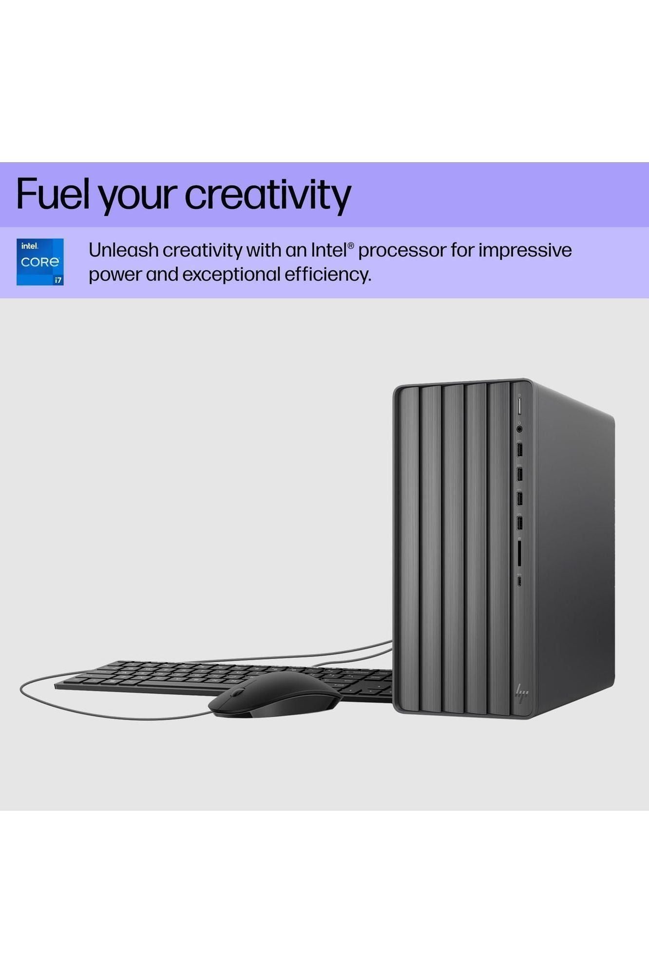 HP Envy Desktop PC, Intel Core i7-14700, 32 GB RAM, 1 TB SSD