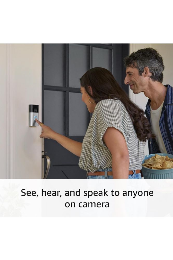 Ring Battery Doorbell, Head-to-Toe Video, Live View with Two-Way Talk, and Motion Detection & Alerts
