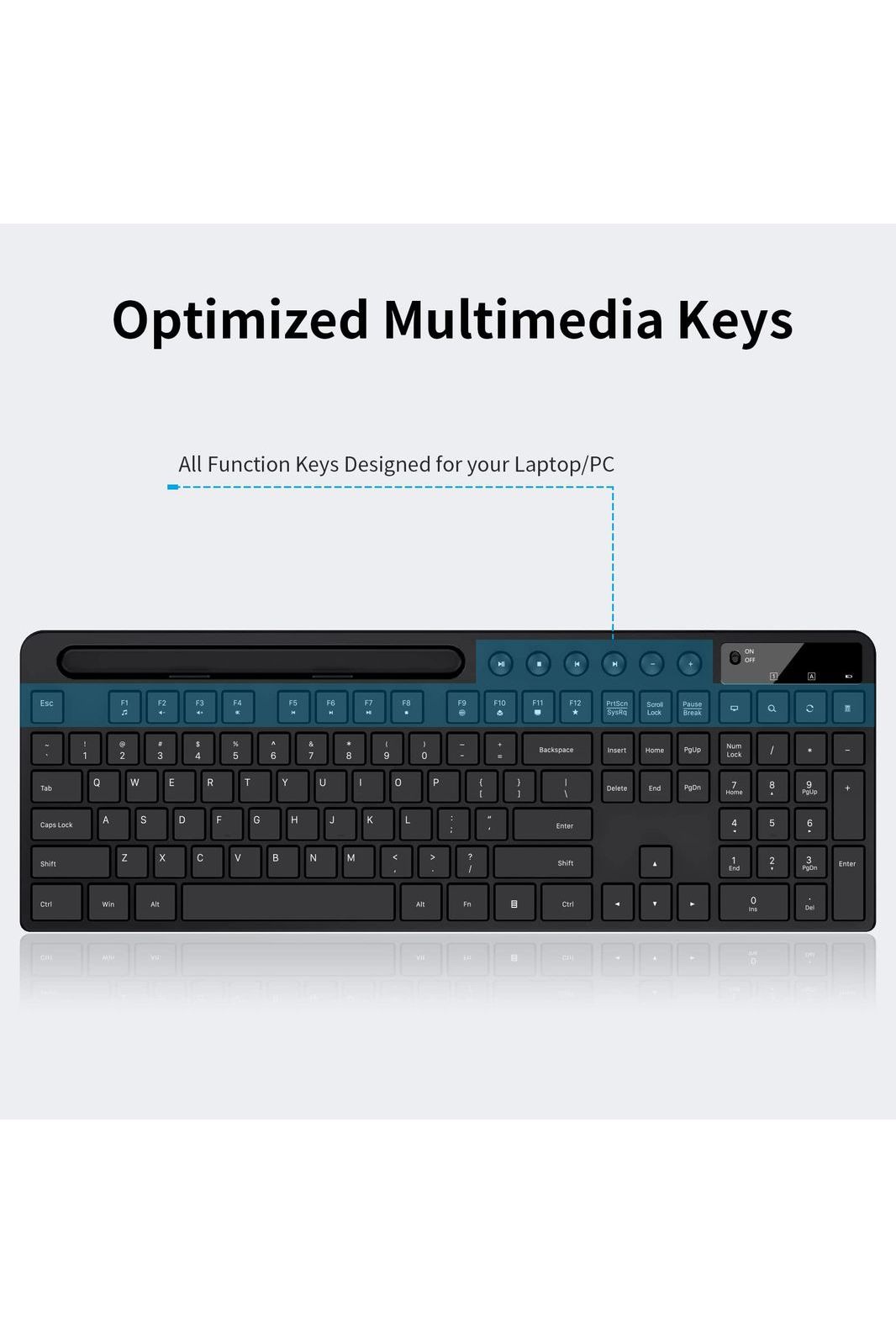 Wireless Keyboard and Mouse Combo, MARVO 2.4G Ergonomic Wireless