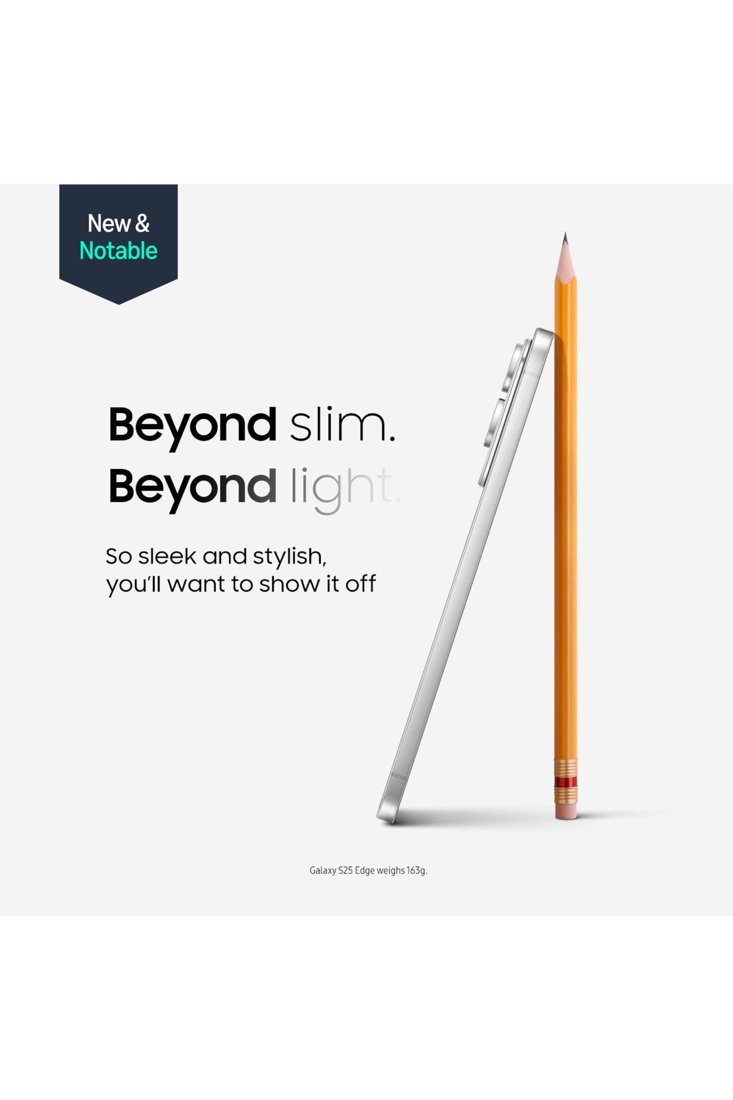 Samsung Galaxy S25 Edge, 256 GB, Titanium JetBlack