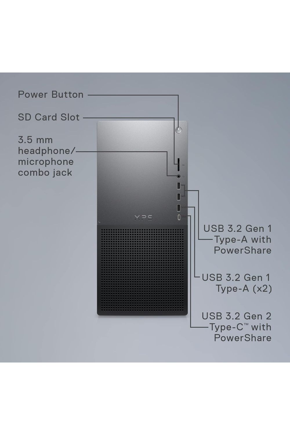 Dell XPS 8960 Desktop Computer Tower - 14th Gen Intel Core i9-14900 24-Core Processor, 64GB DDR5 RAM, 4TB NVMe SSD, NVIDIA GeForce RTX 4060