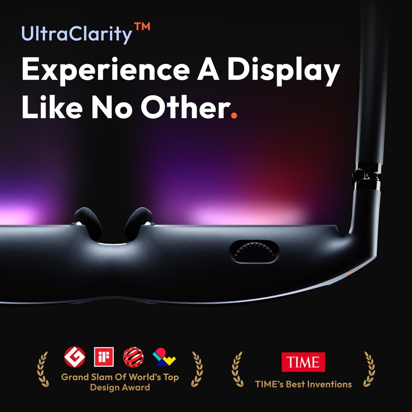 VITURE Pro XR/AR Glasses, 135" 120Hz 1000Nits Display, Harman Audio, Myopia Adjustments, Electrochromic Film, for iPhone 16/15/Android/Mac/PC/Steam Deck,First-ever Immersive XR Experience for Switch 2