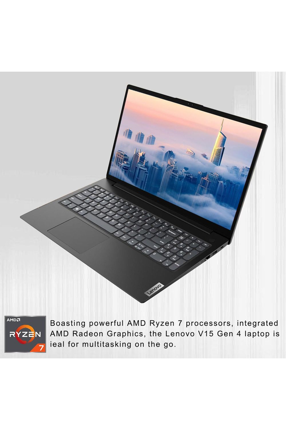 Lenovo V-Series V15 Business Laptop, 15.6" FHD Display, AMD Ryzen 7 7730U, 40GB RAM, 1TB SSD