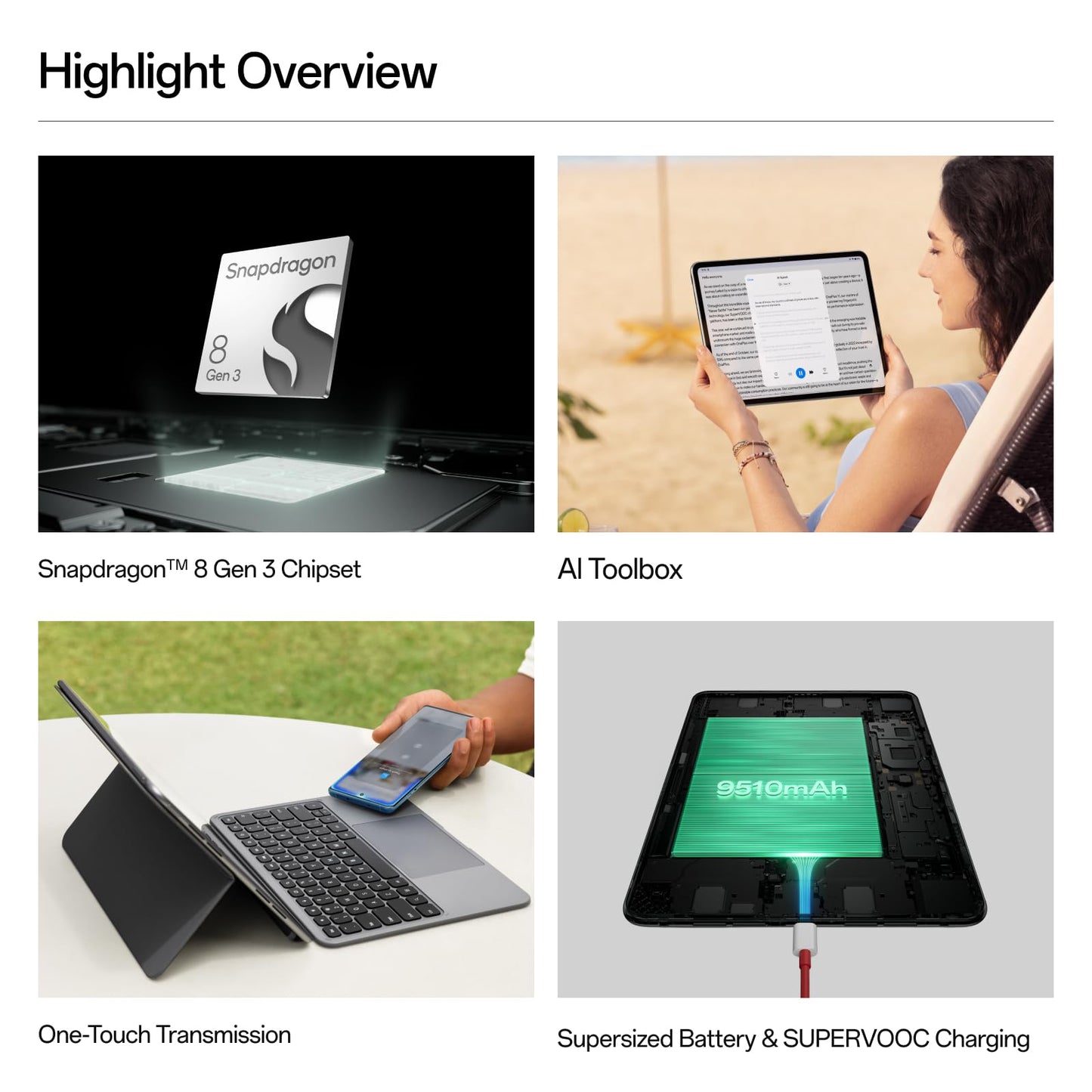 OnePlus Pad 2-12GB RAM + 256GB Storage 12.1" Display