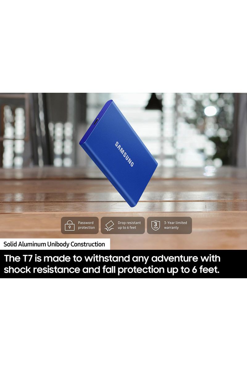 Samsung T7 Portable SSD, 2TB External Solid State Drive