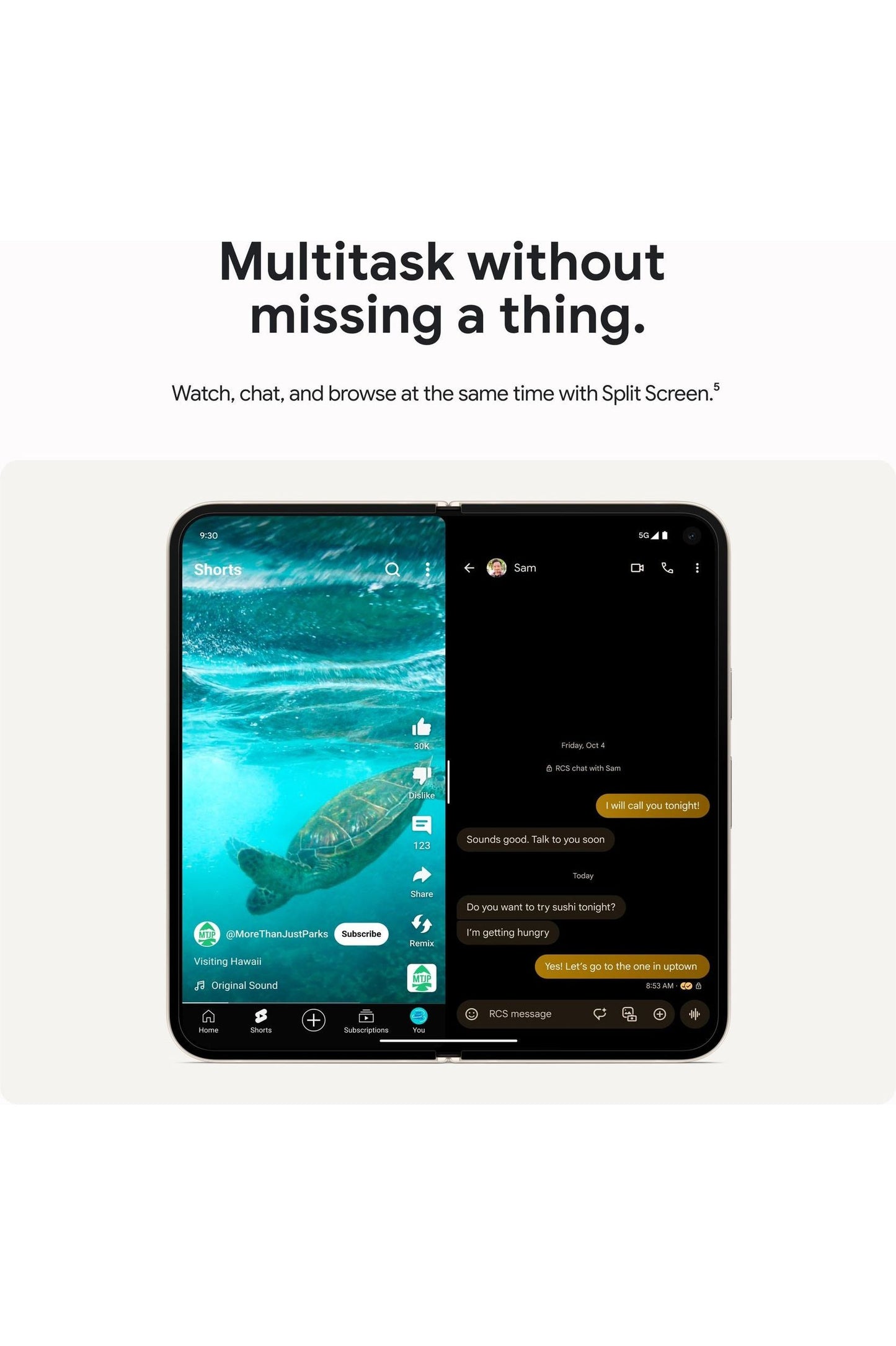 Google Pixel 9 Pro Fold - 256 GB - Unlocked - Obsidian