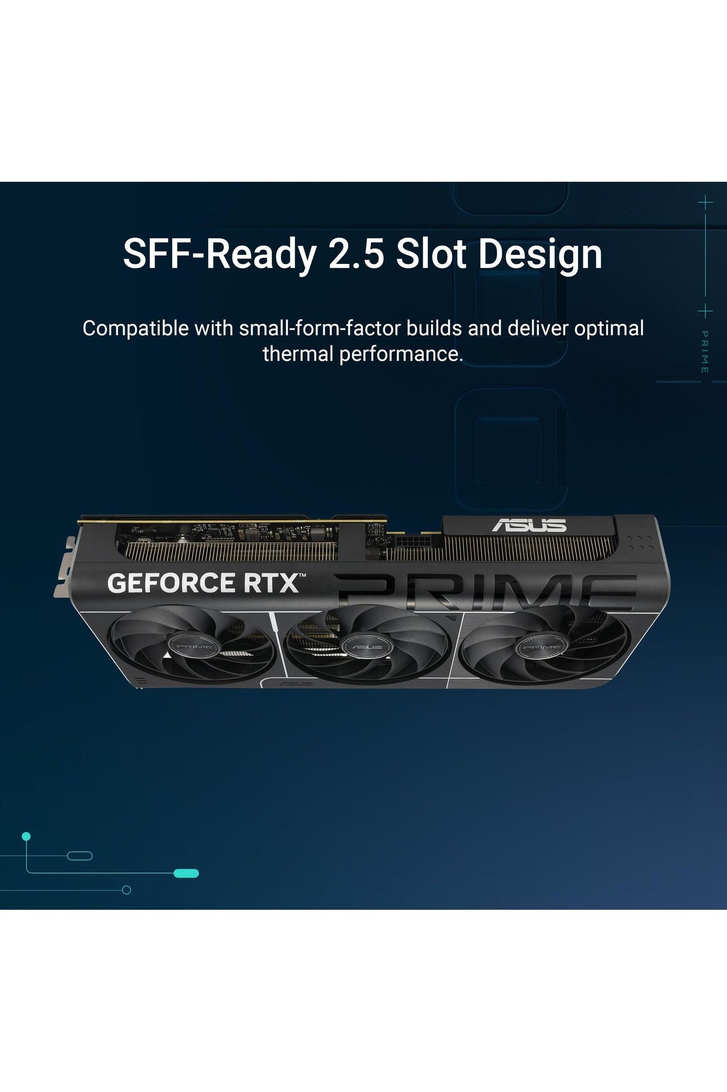 ASUS The SFF-Ready Prime GeForce RTX™ 5070 OC Edition 12GB GDDR7 Graphics Card