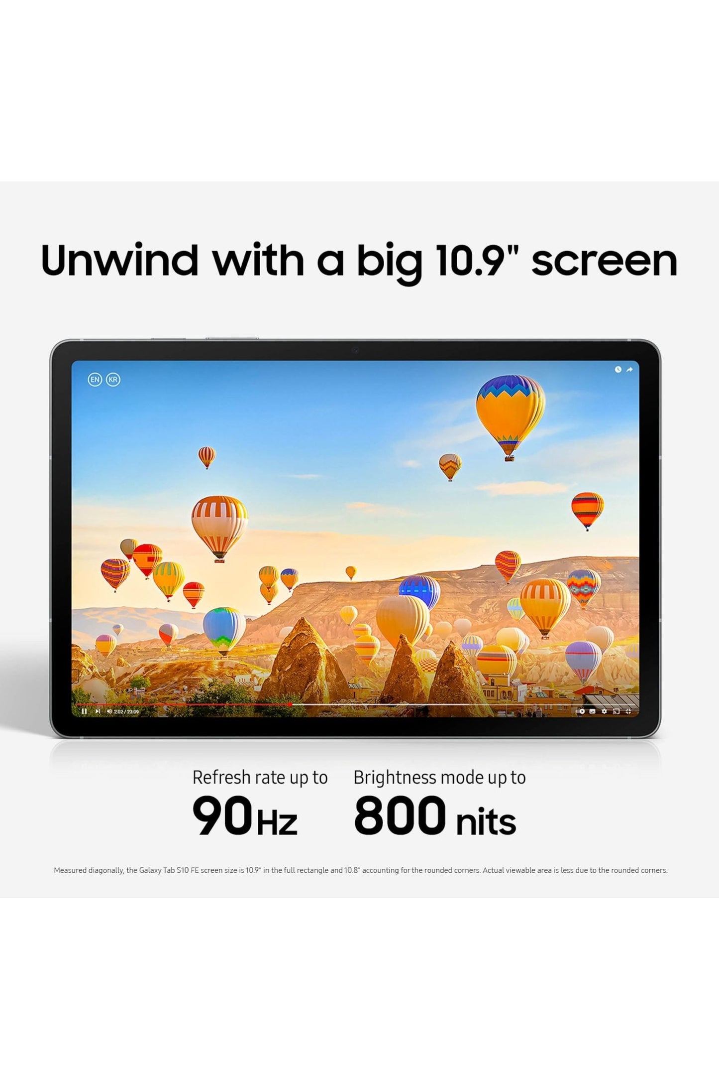 Samsung Galaxy Tab S10 FE 128GB WiFi Android Tablet, S Pen for Note-Taking, 2 Yr Manufacturer Warranty, Silver