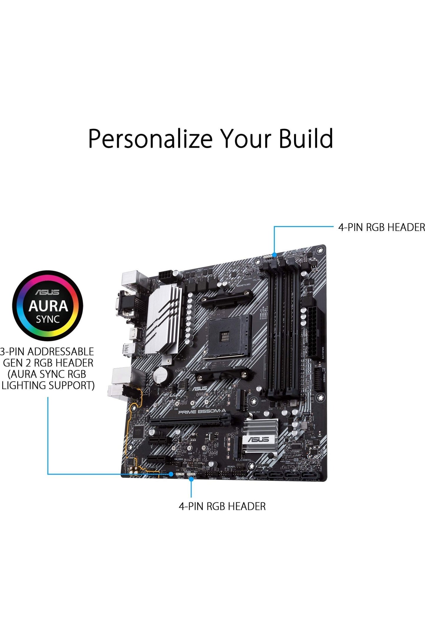 ASUS Prime B550M-A WiFi II AMD Micro ATX Motherboard