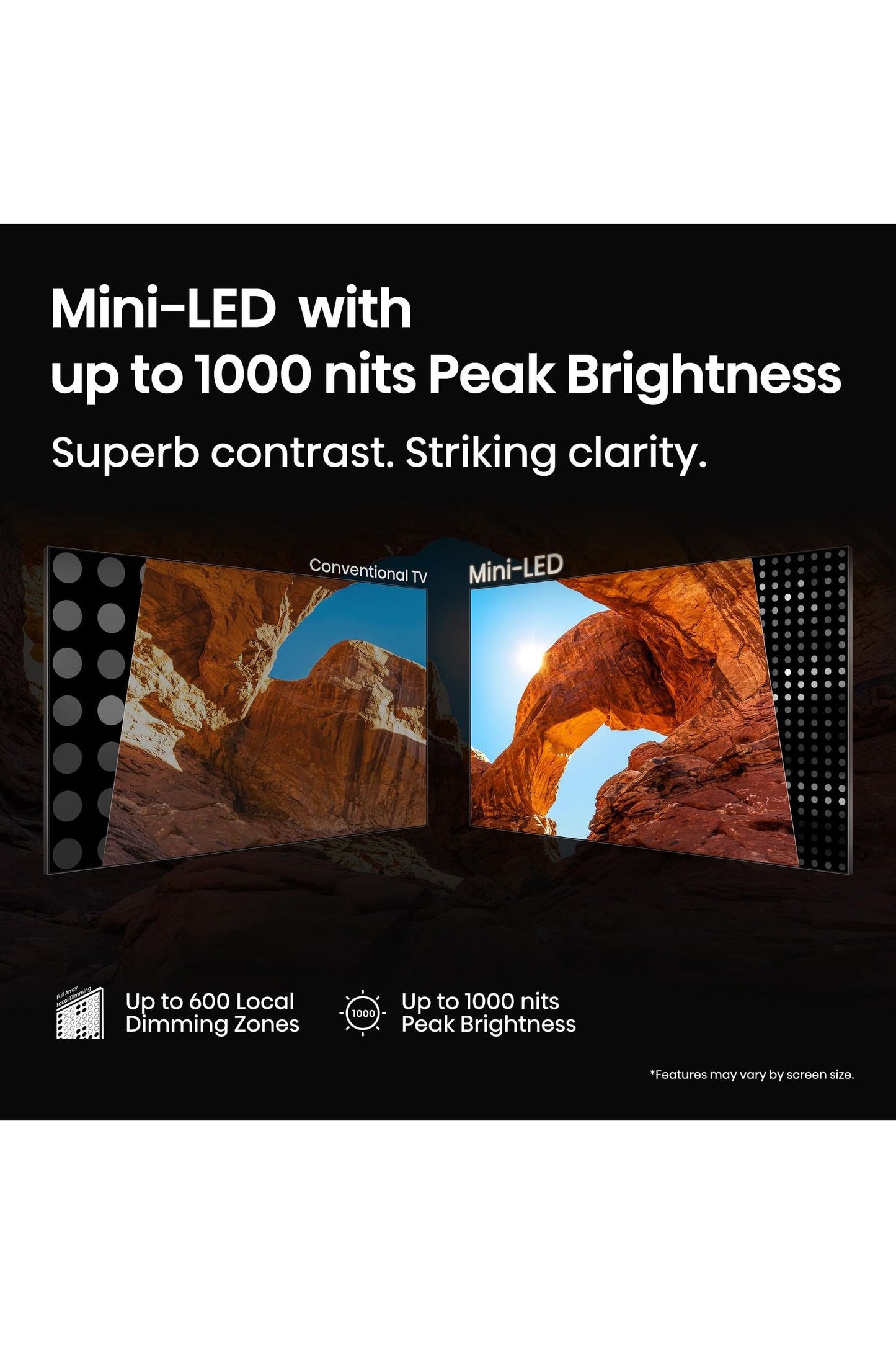 Hisense 55" Class U6 Series Mini-LED 4K UHD Smart Fire TV