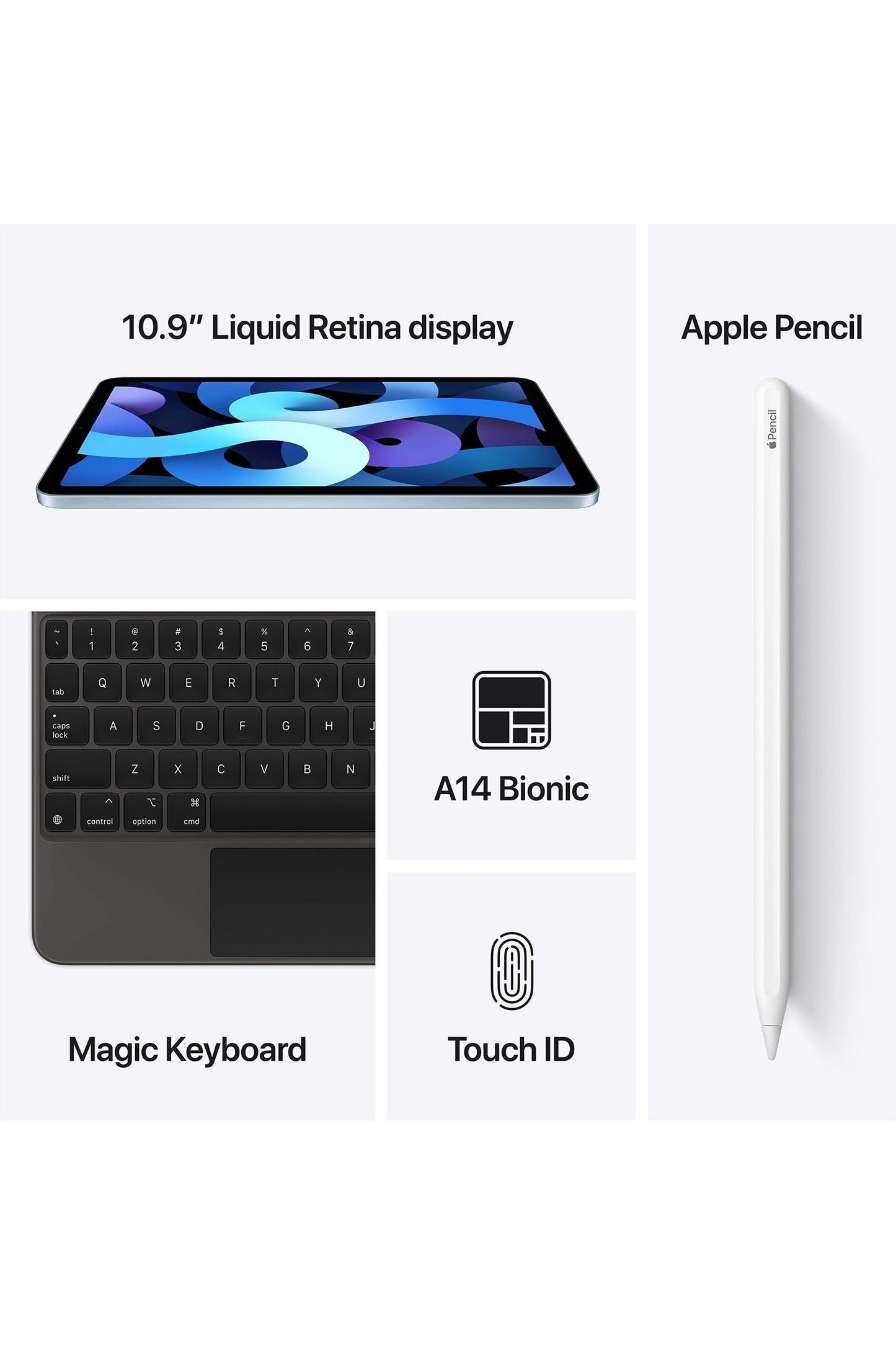 Apple iPad Air (10.9-inch, Wi-Fi + Cellular, 64GB) - Space Gray