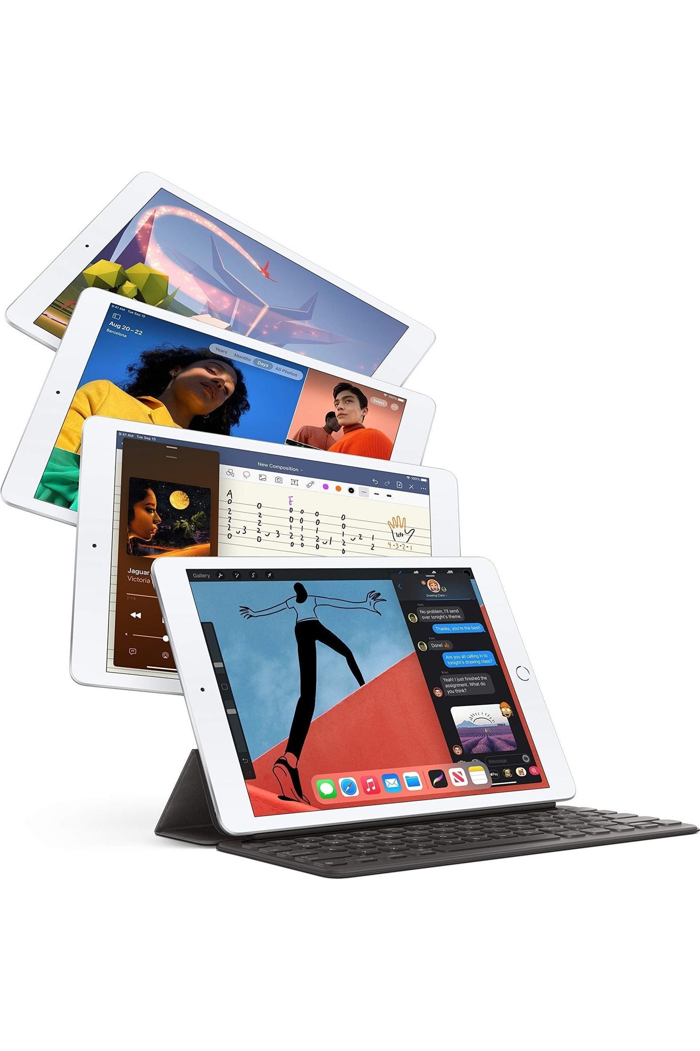 Apple iPad (10.2-inch, Wi-Fi, 128GB, 8th Generation)- Space Gray (Renewed)