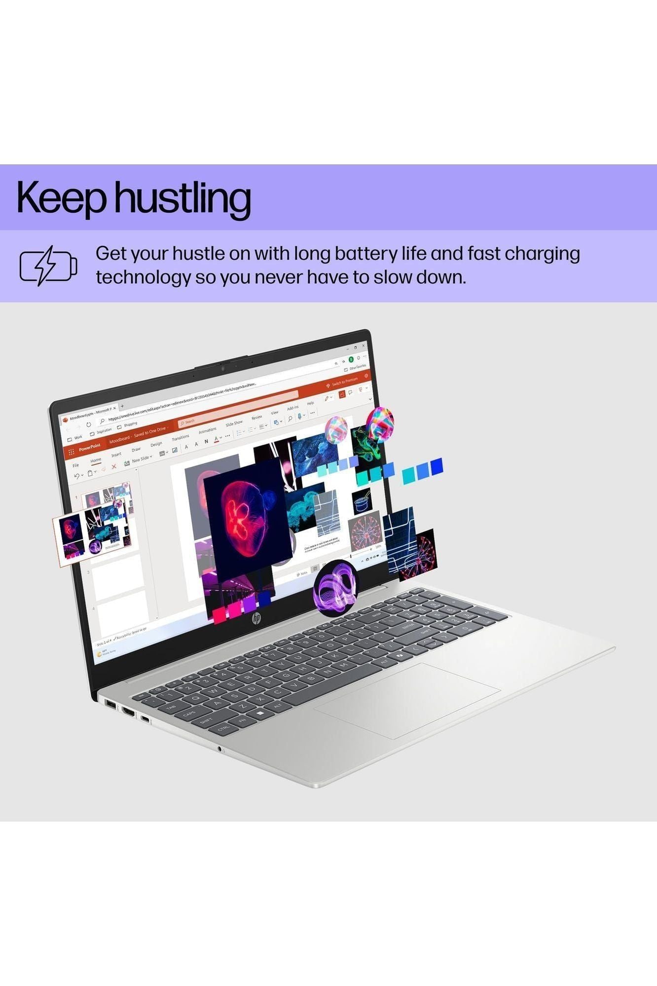 HP 15.6 inch Laptop, HD Touchscreen Display, AMD Ryzen 3 7320U, 8 GB RAM, 128 GB SSD, AMD Radeon Graphics
