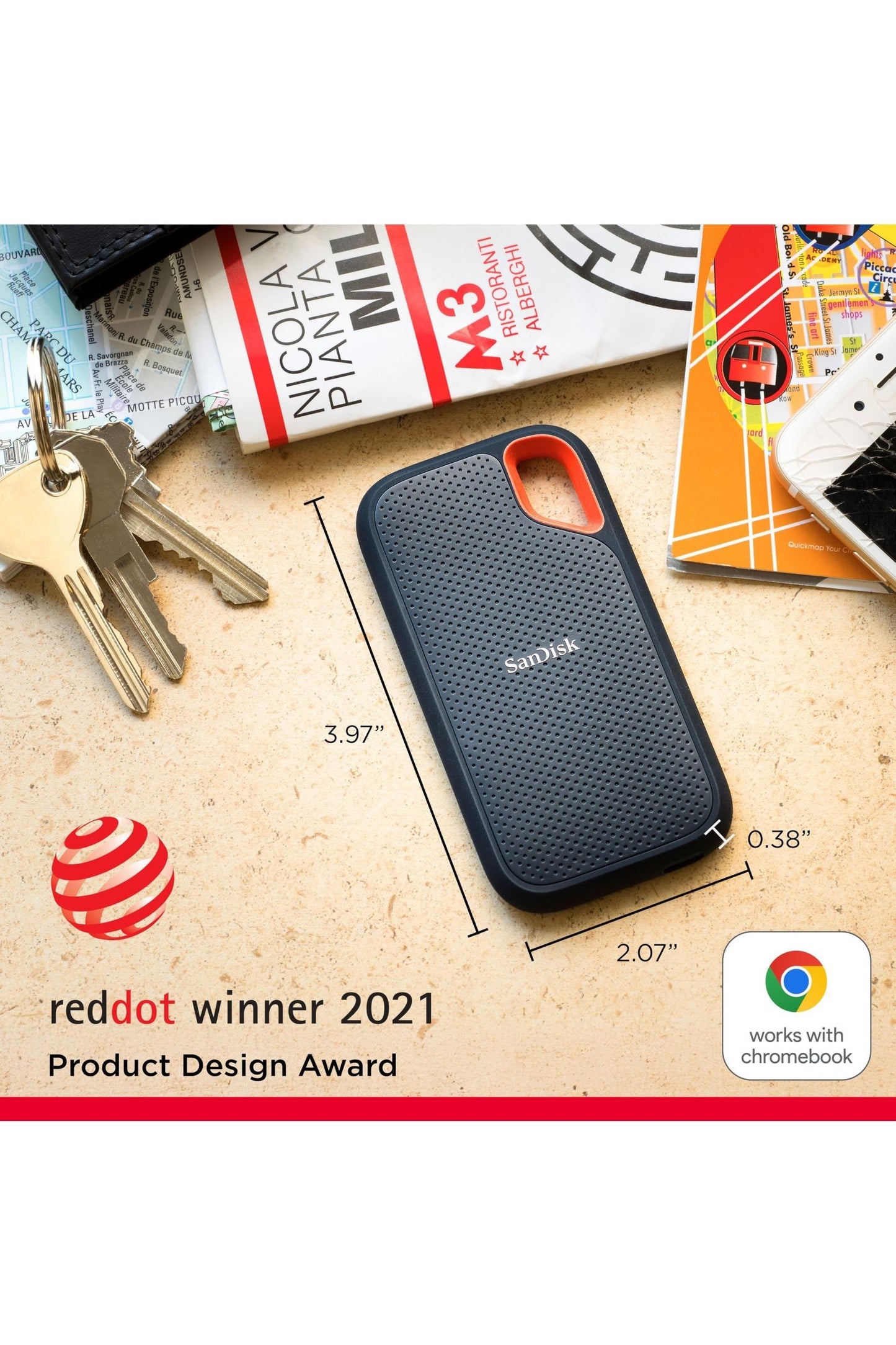 SanDisk 1TB Extreme Portable SSD