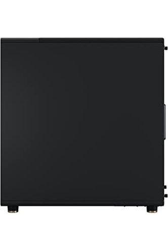 Fractal Design North Charcoal Black Tempered Glass Dark - Genuine Walnut Wood Front - Glass Side Panel - Tower PC Gaming Case