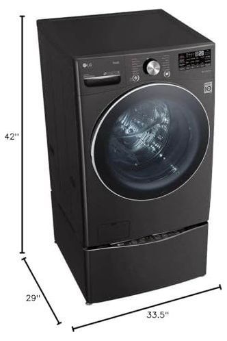 LG WM4200HBA / WM4200HBA / WM4200HBA 5.0 Cu. Ft. Mega Capacity Smart wi-fi Enabled Front Load Washer with TurboWash 360 and Built-in Intelligence