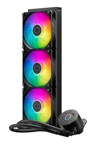 Cooler Master MasterLiquid 360L Core 360mm Close-Loop AIO Liquid Cooler, ARGB Sync, Gen S Coldplate Pump, 120mm PWM, CryoFuze 14W/mK, AMD Ryzen AM5/AM4, Intel LGA1700/1200 (MLW-D36M-A18PZ-R1) , Black