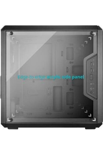 Cooler Master MasterBox Q300L Micro-ATX Tower with Magnetic Design Dust Filter, Transparent Acrylic Side Panel