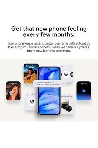 Google Pixel 9a with Gemini - Unlocked Obsidian - 128 GB