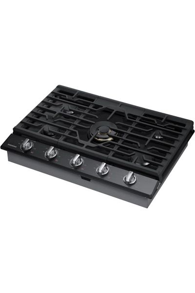 SAMSUNG 30" Built In Smart Gas Cooktop with 22k BTU Dual Power Burner