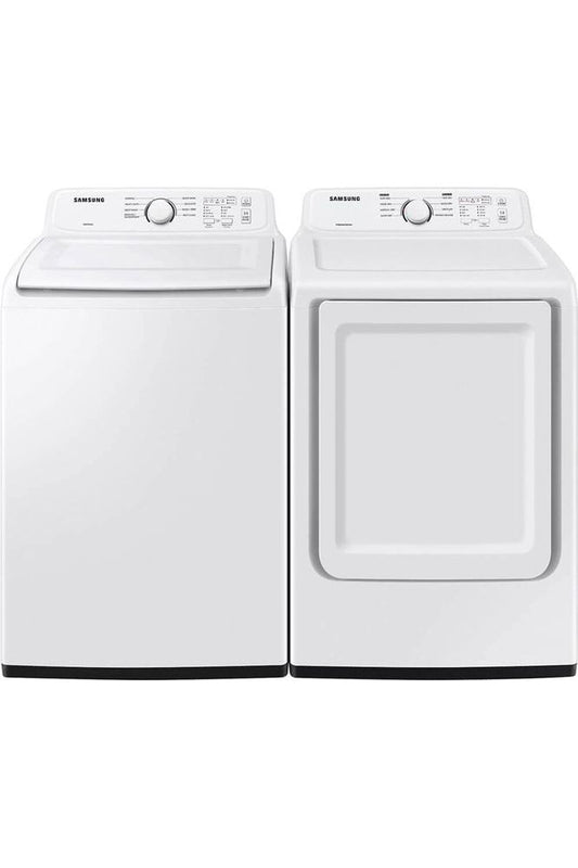 Samsung WA40A3005WPR White Top Load HE Washer/Dryer Pair