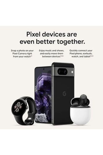 Google Pixel 8 - 128 GB - Unlocked - Obsidian