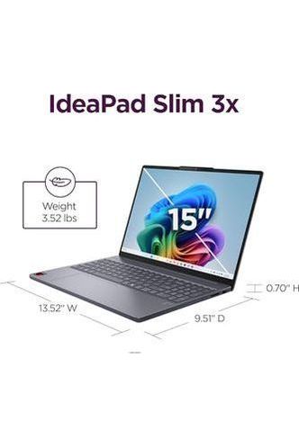 Lenovo IdeaPad Slim 3X - 2025 - Everyday AI Laptop - Copilot+ PC - 15.3" WUXGA Display - 16 GB Memory - 512 GB Storage