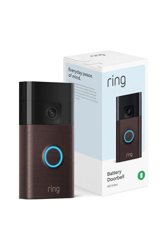 Ring Battery Doorbell, Head-to-Toe Video, Live View with Two-Way Talk, and Motion Detection & Alerts