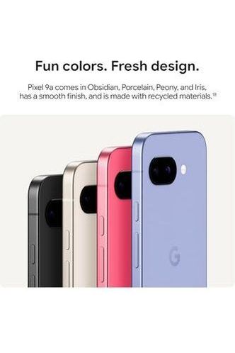 Google Pixel 9a with Gemini - Unlocked Obsidian - 128 GB