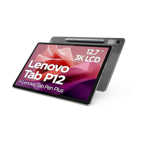 Lenovo Tab P12 - 12.7" 3K Display - 13MP Camera - 8GB Memory - 128GB Storage - Quad JBL Speakers