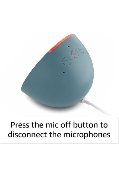 Amazon Echo Pop (newest model), Our smallest Alexa speaker, Fits in any room, Midnight Teal