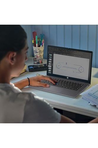 HP Chromebook 14 inch Laptop, HD Display, Intel Processor N100, 8 GB RAM, 128 GB UFS, Chrome OS