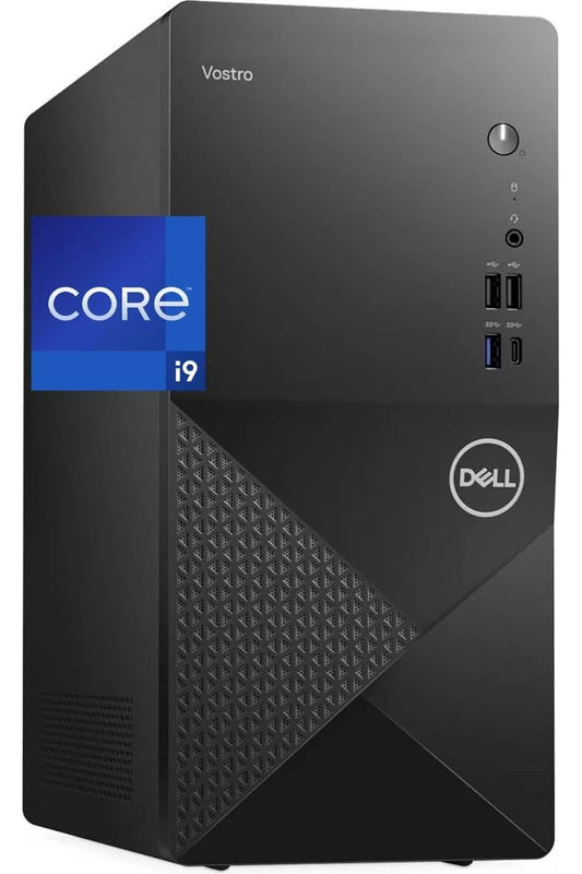 Dell Vostro 3030 Tower Desktop Computer, Intel Core i9-12900K, 64GB RAM, 4TB NVMe SSD