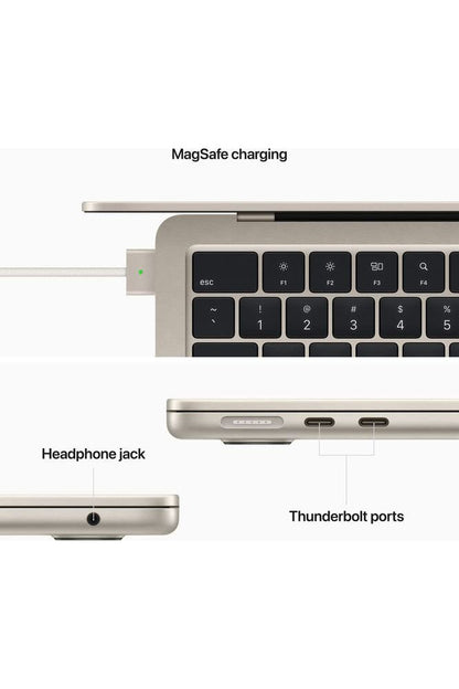 Apple MacBook Air with M2 chip (13.6-inch, 8GB RAM, 256GB SSD Storage) Starlight