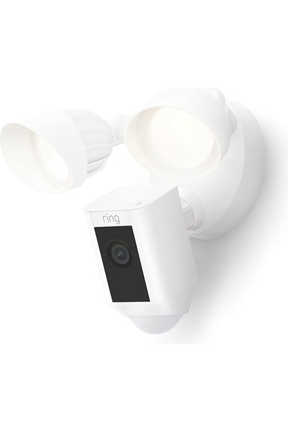 Ring Floodlight Cam Wired Plus with motion-activated 1080p HD video