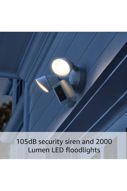 Ring Floodlight Cam Wired Plus with motion-activated 1080p HD video