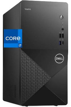 Dell Vostro 3030 Tower Desktop Computer, Intel Core i7-12700K, 32GB RAM, 1TB NVMe SSD