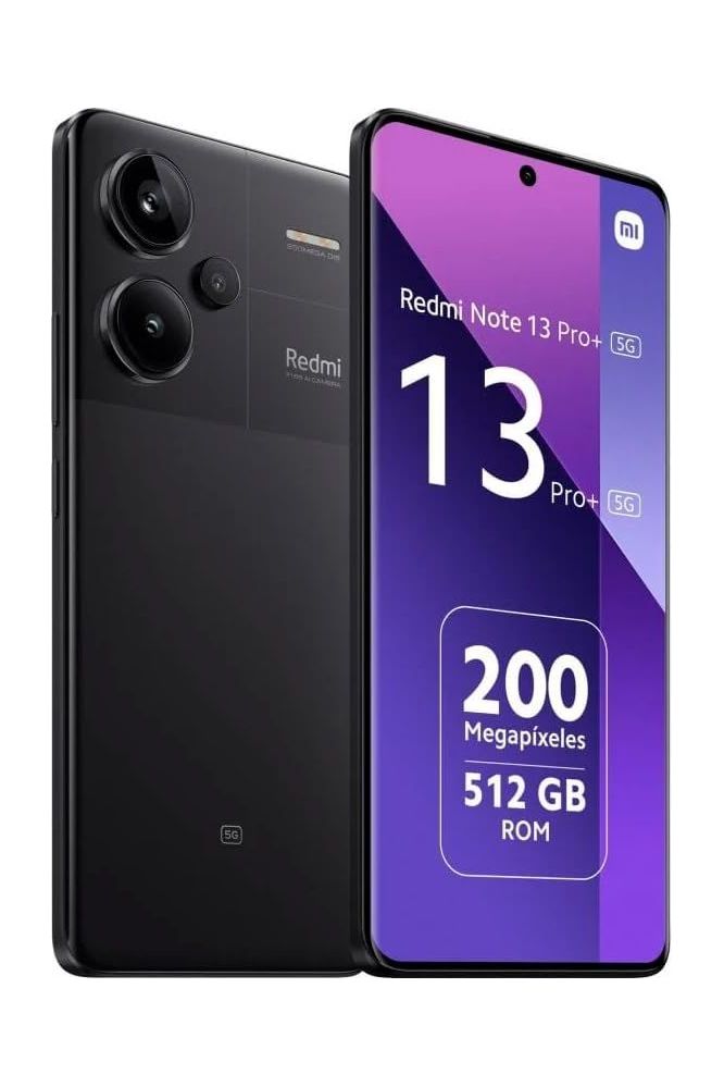Xiaomi Redmi Note 13 PRO+ Plus 5G (512GB + 12GB) Unlocked (Midnight Black)