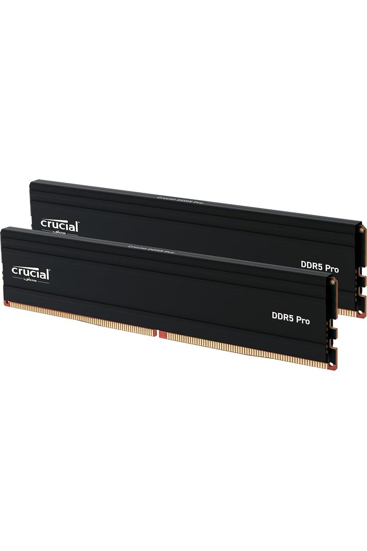 Crucial Pro 64GB DDR5 RAM Kit (2x32GB), 5600MHz (or 5200MHz or 4800MHz) Desktop Memory